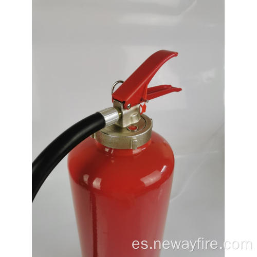 Extintor de fuego de polvo seco portátil de 9 kg incorporado